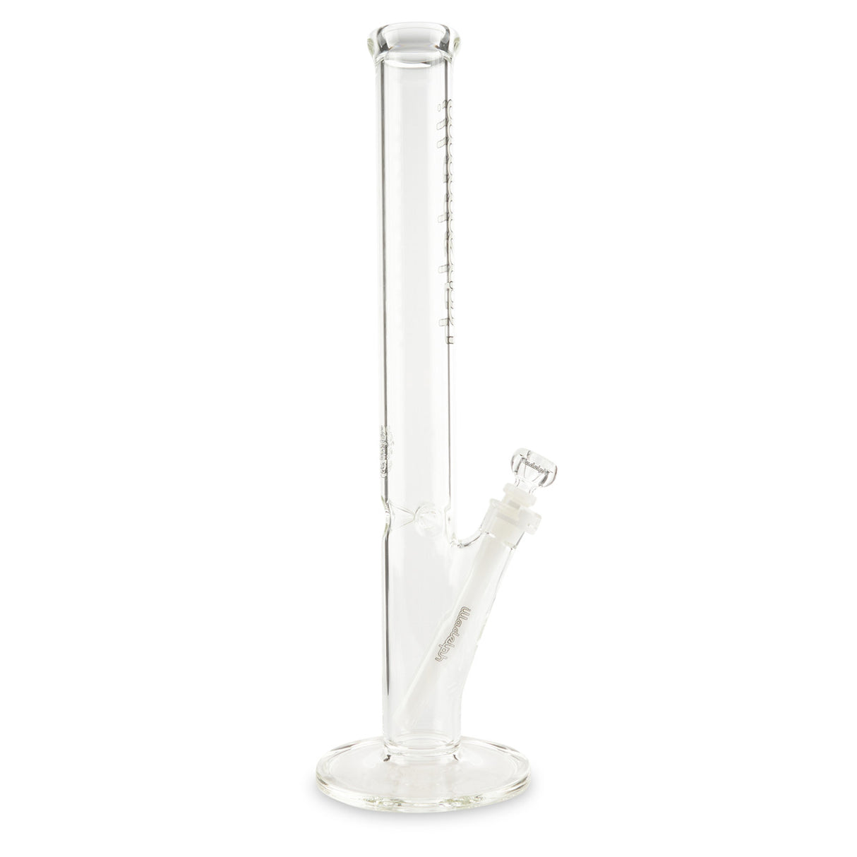 illadelph glass medium straight tube white water pipe for dry herbs