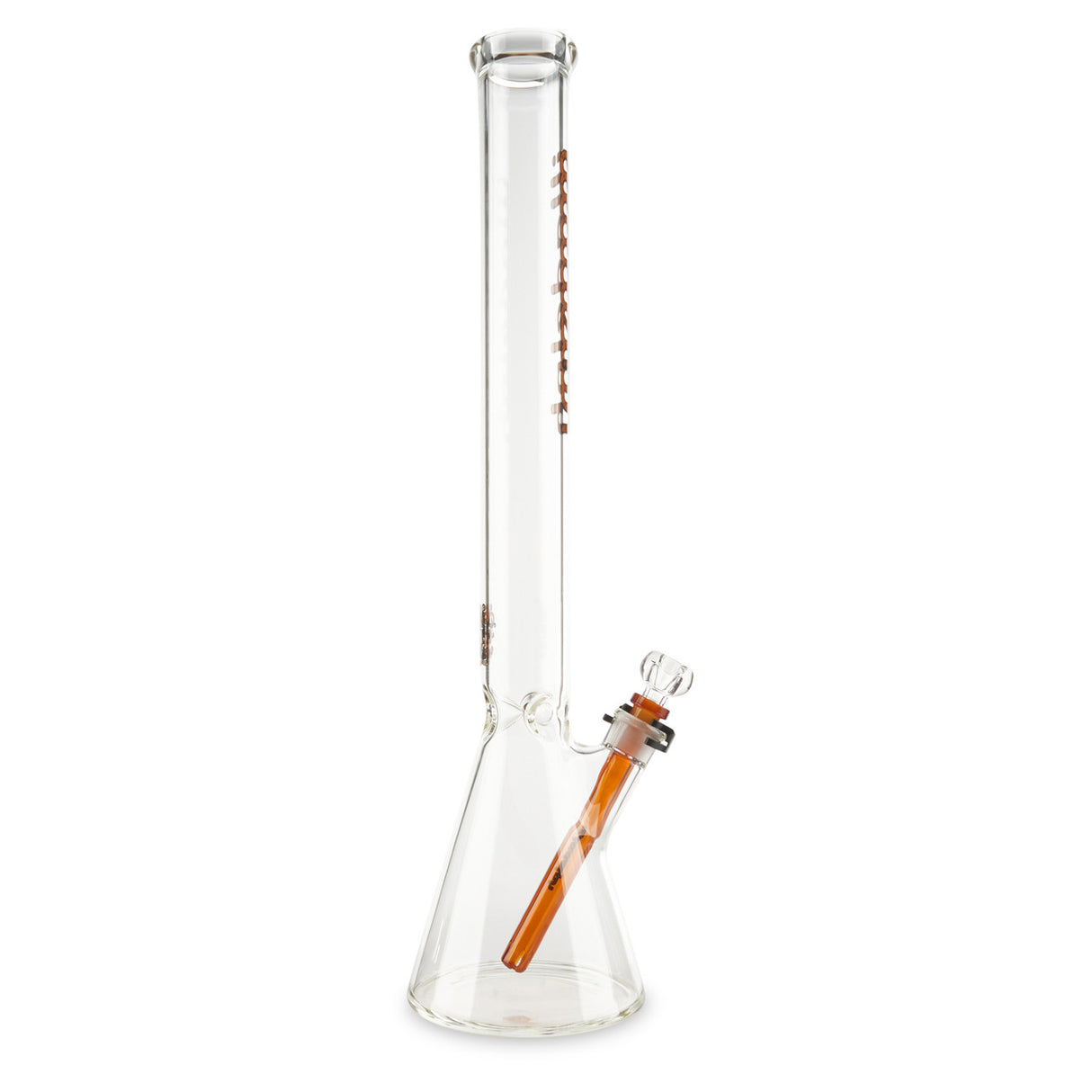 illadelph glass tall beaker woodgrain water pipe with 14mm slide