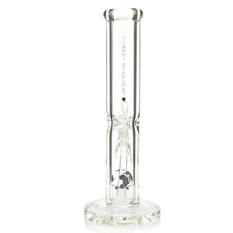International Trap Star Noriega 7mm thick borosilicate glass straight tube water pipe