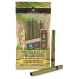 5 Pack of king palm slim rolls pre rolled tobacco free leaf