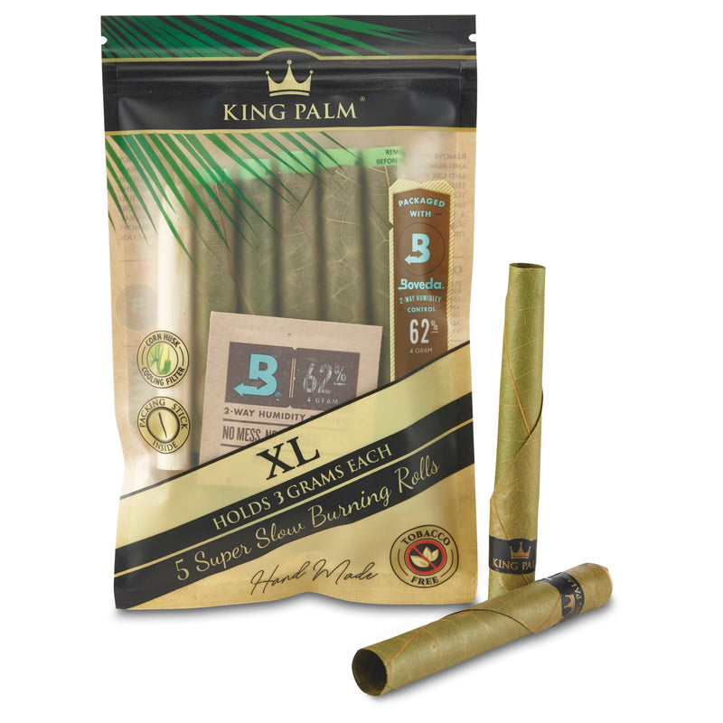 king palm XL roll pre rolled tobacco free leaf