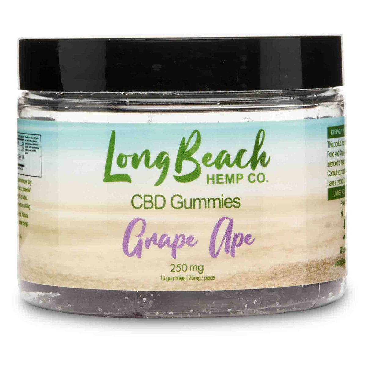 Grape Ape long beach cbd edible gummies (allow images)