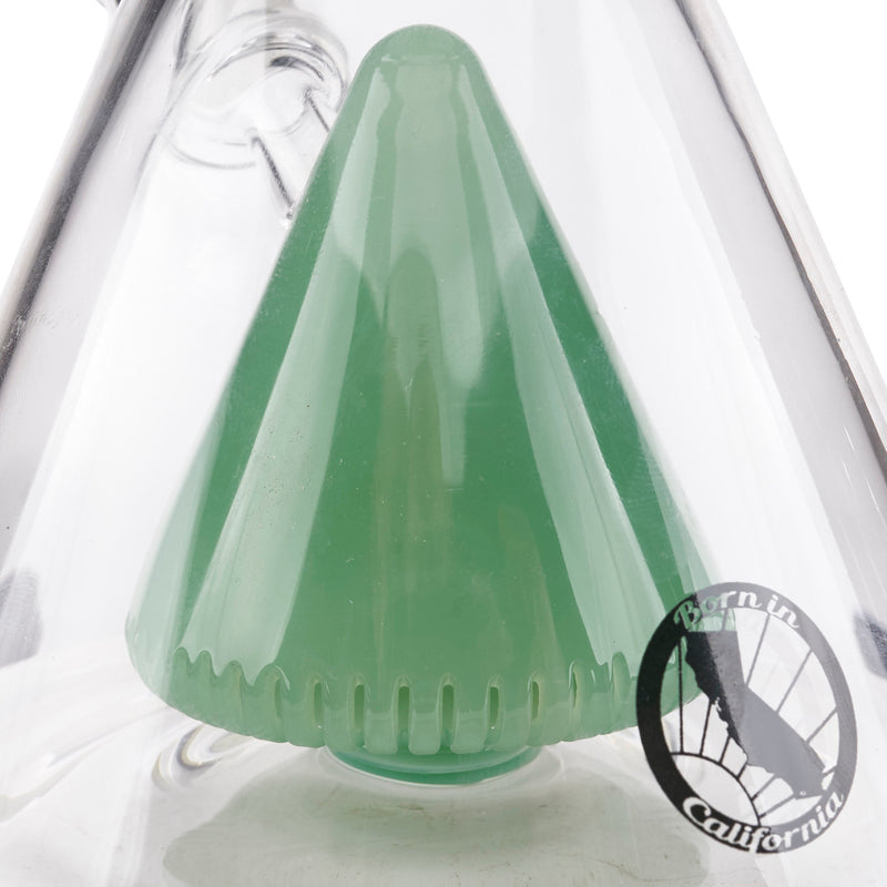 MAV Glass Sea Foam Slitted Pyramid Perc