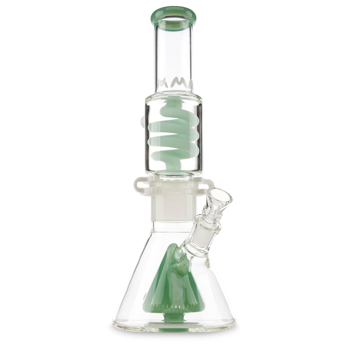 Seafoam Slitted Pyramid Beaker Freezable Coil System – MAV