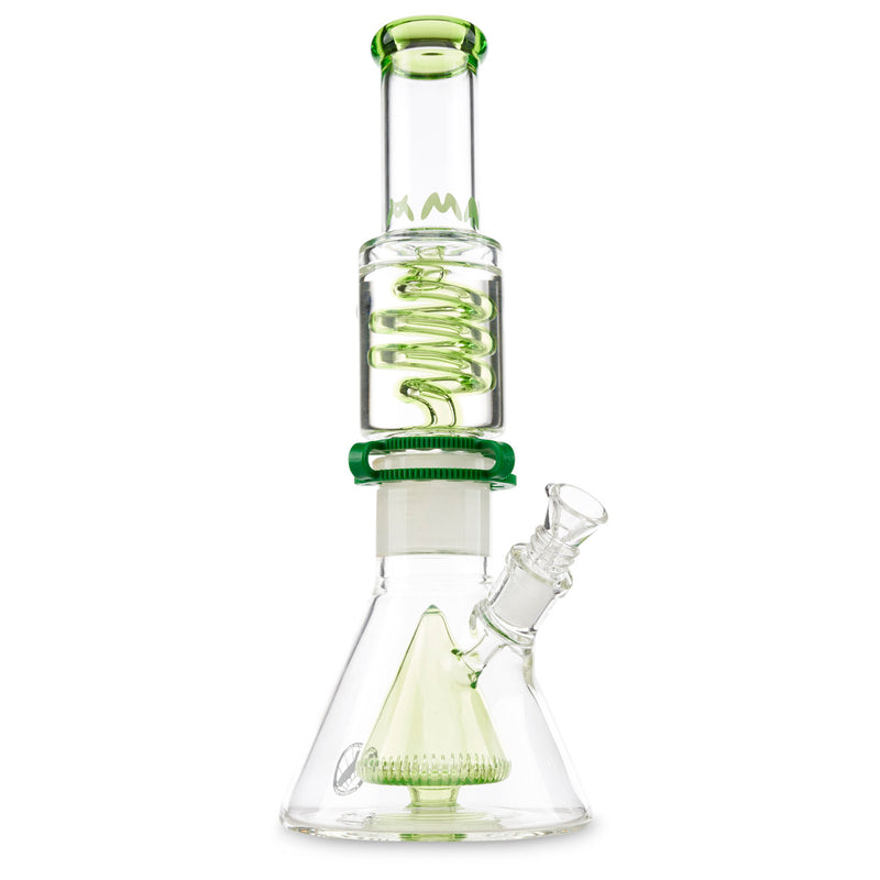 MAV Glass Slitted Pyramid Beaker Coil Ooze