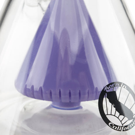 MAV Glass Purple Slitted Pyramid Perc