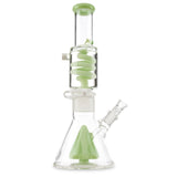 MAV Glass Slitted Pyramid Beaker Coil Slime