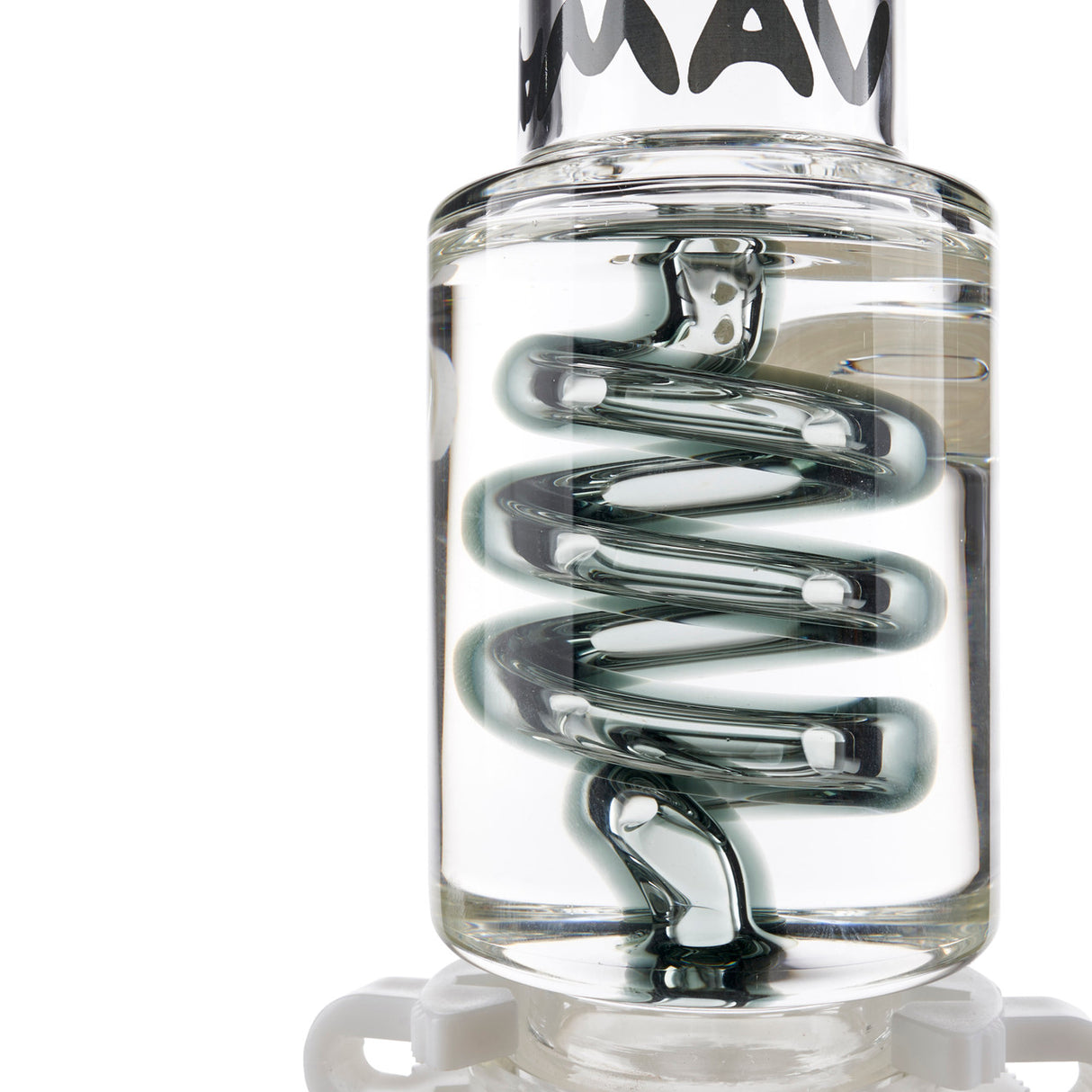 MAV Glass Transparent Black Glycerin Freeze Coil