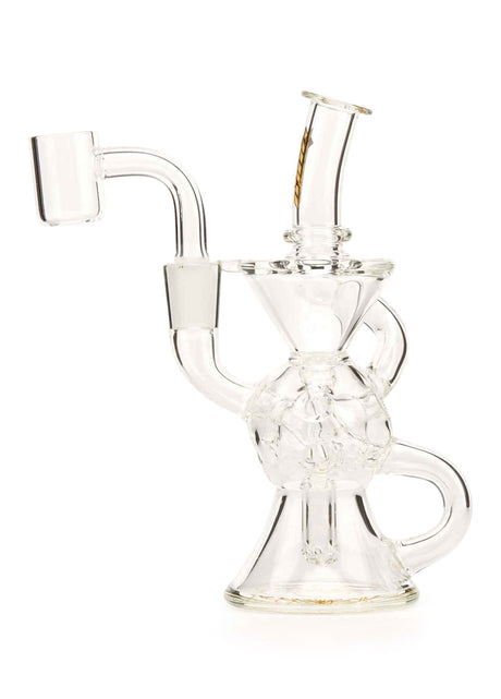 MOB Glass Exocycler Mini Dab Rig Clear Scientific Glass
