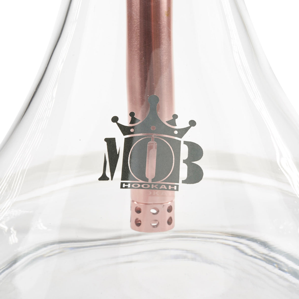 MOB Ghost Hookah Thick Glass Base with Removable Diffuser