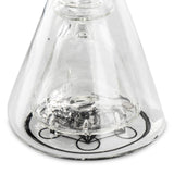 MOB Glass Black Collins Percolator Bubbler for dry herbs