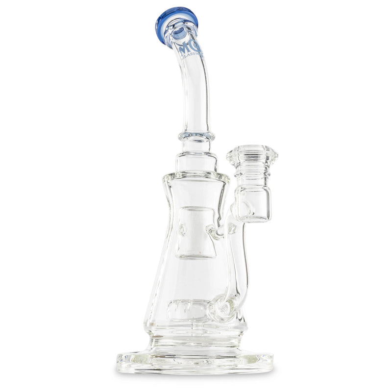 Blue MOB Glass Summit Bubbler - Front