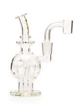 MOB Glass Exo Mini Dab Rig Fab Style Rig with Showerhead Perc