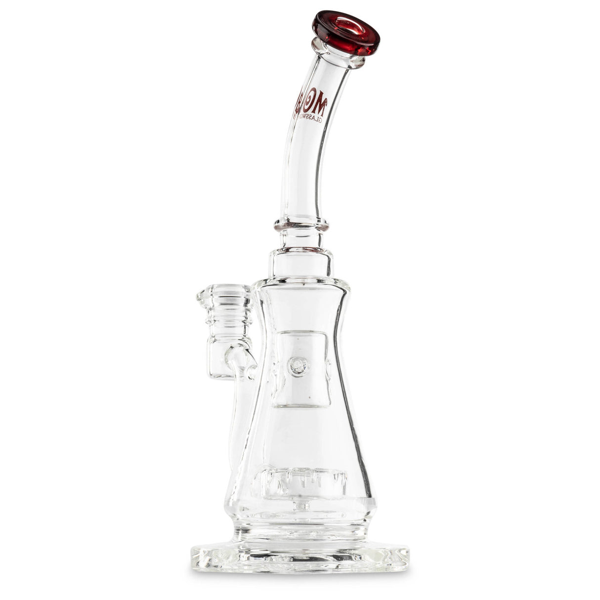 Red MOB Glass Summit Bubbler - Back