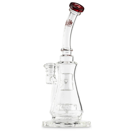 Red MOB Glass Summit Bubbler - Back
