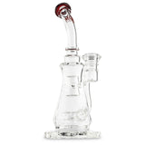 Red MOB Glass Summit Bubbler - Front