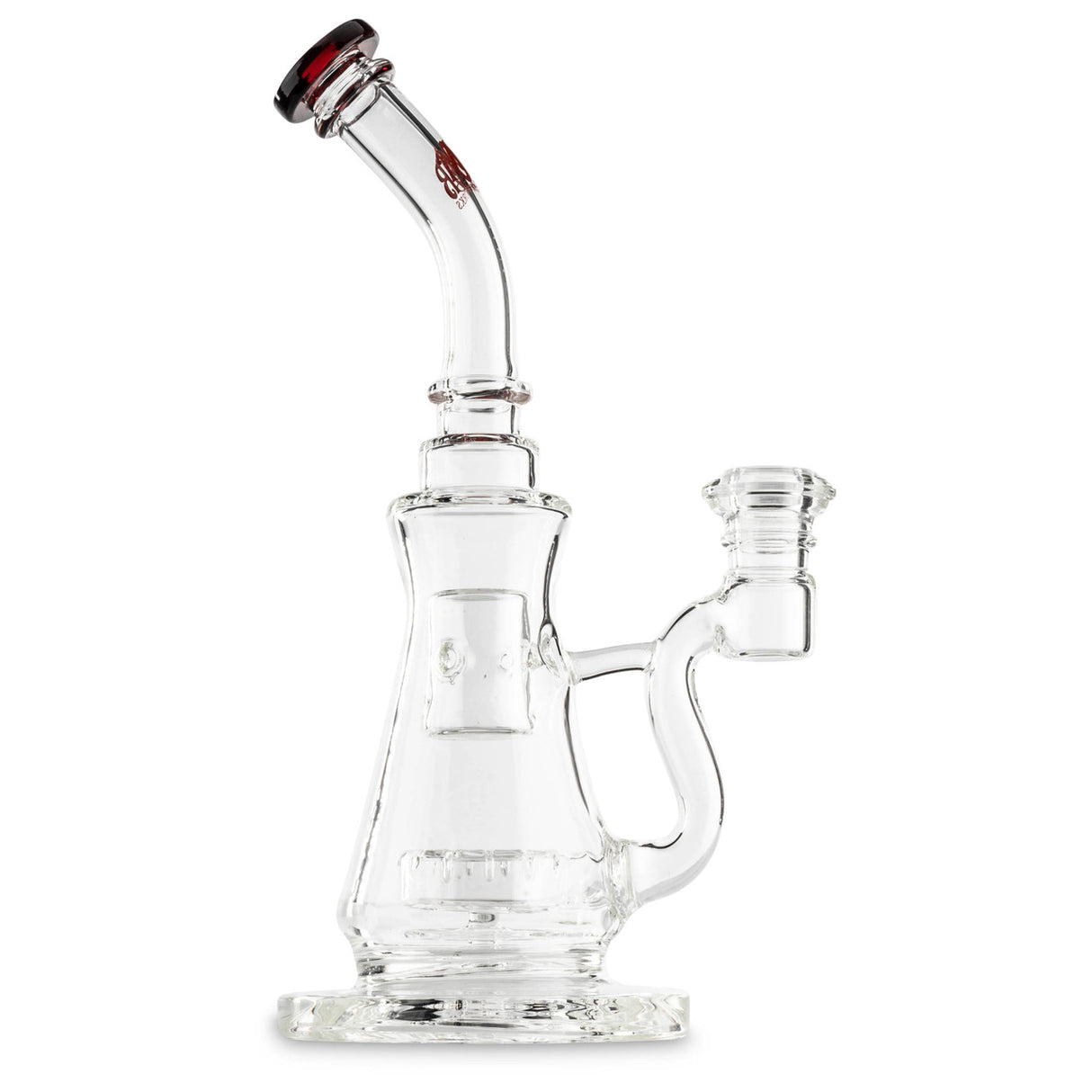 Red MOB Glass Summit Bubbler - Right