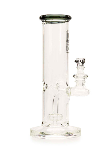 Affordable Straight Tube Glass Water Pipes Green Slime