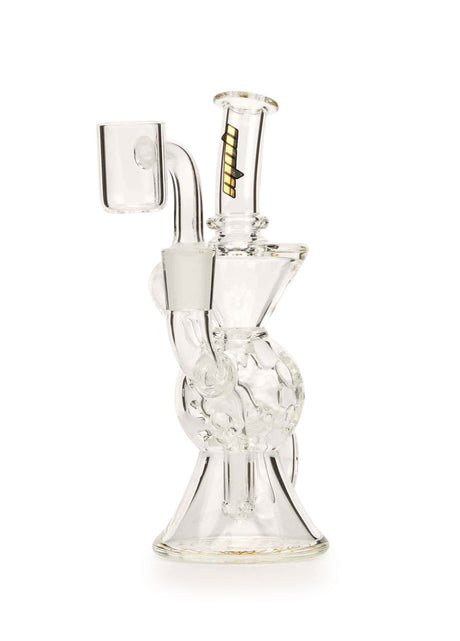 MOB Glass Exocycler Mini Dab Rig Clear Scientific Glass