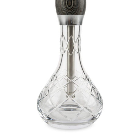 MOB Timber Hookah Crystal Glass Base
