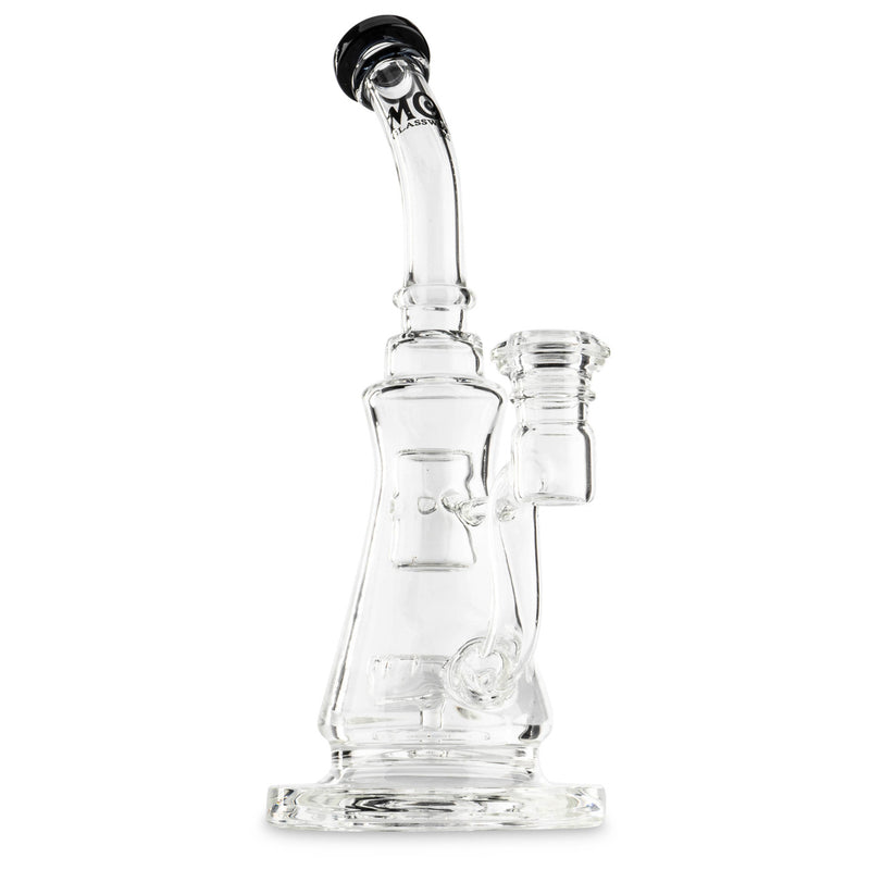 Black MOB Glass Summit Bubbler - Front