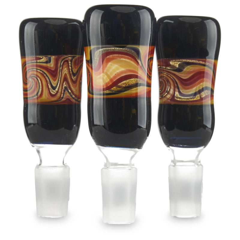 sunset waterpipe 14mm glass bowl for dry herbs