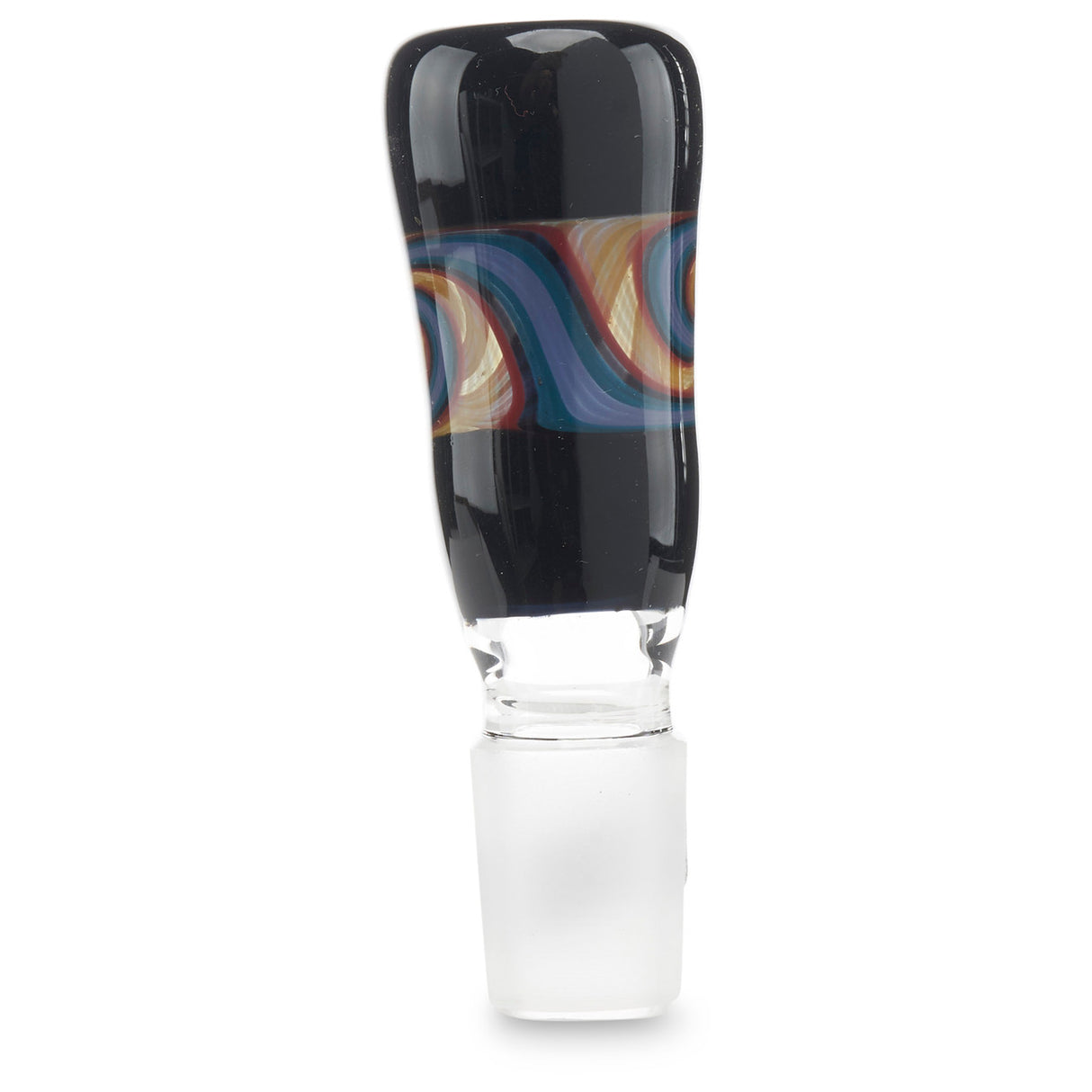 Rainbow glass 18mm water pipe bowl for dry herb