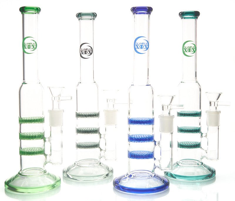 Olympus Triple Honeycomb Water Pipe 1