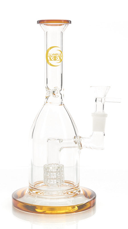 Olympus Champagne Bottle Water Pipe with Colored Glass and Thick Borosilicate Glass 4