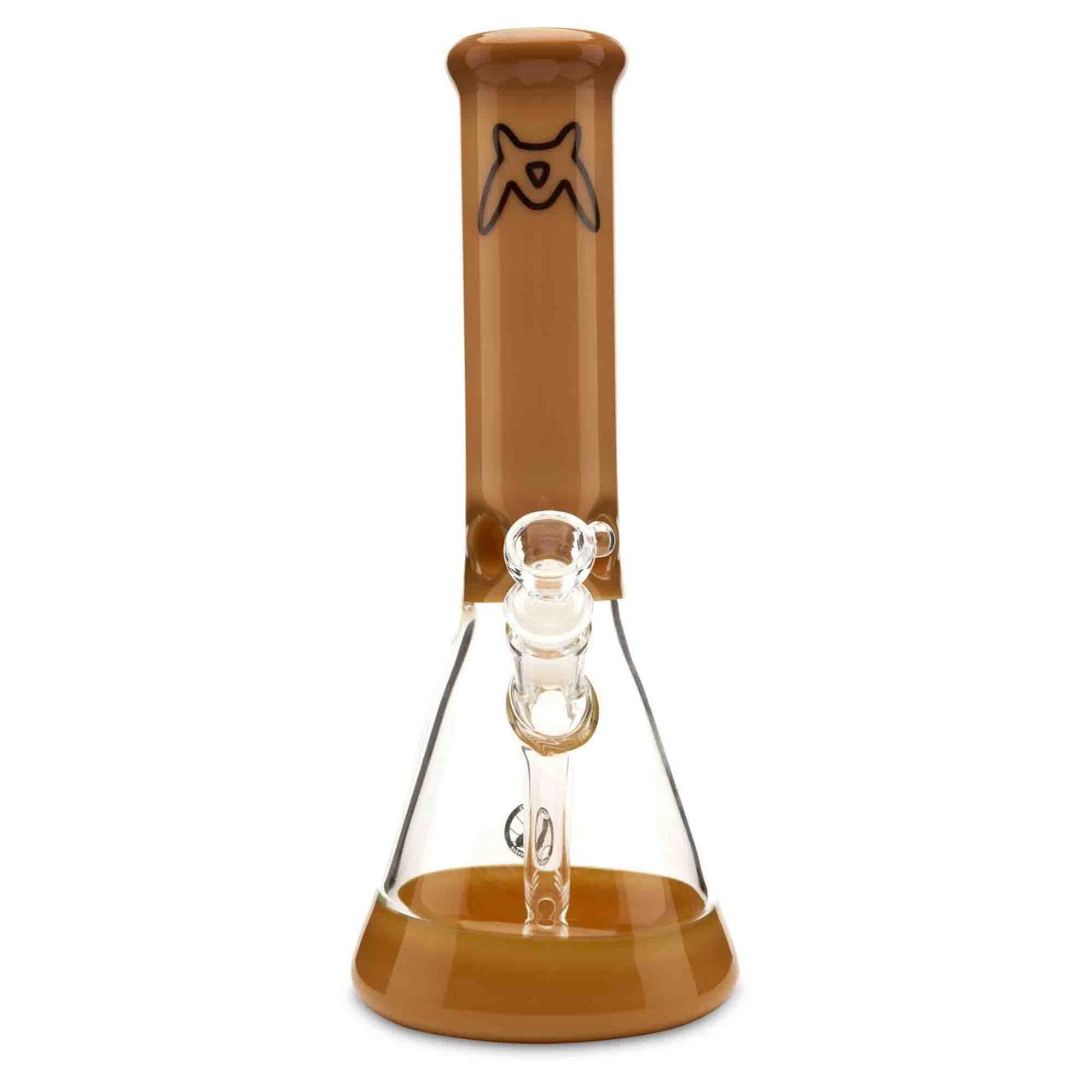 Mav Glass Full Color 18in Beaker water pipe for dry herb butter
