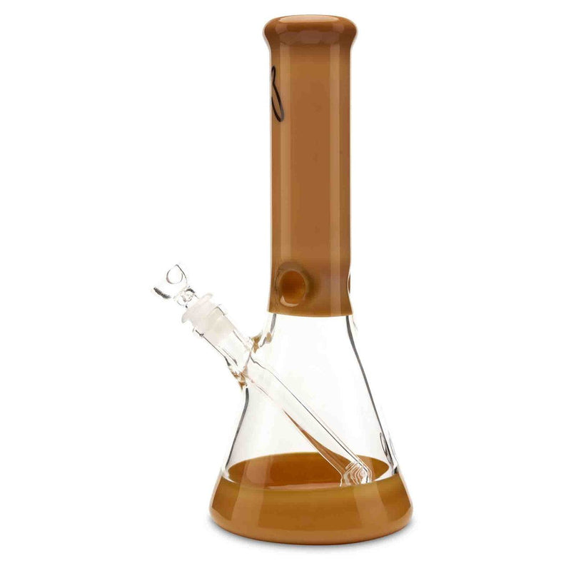 Mav Glass Full Color 18in Beaker water pipe for dry herb butter