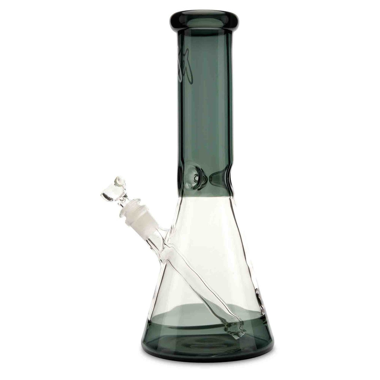 Mav Glass Full Color 18in Beaker water pipe for dry herb smoke