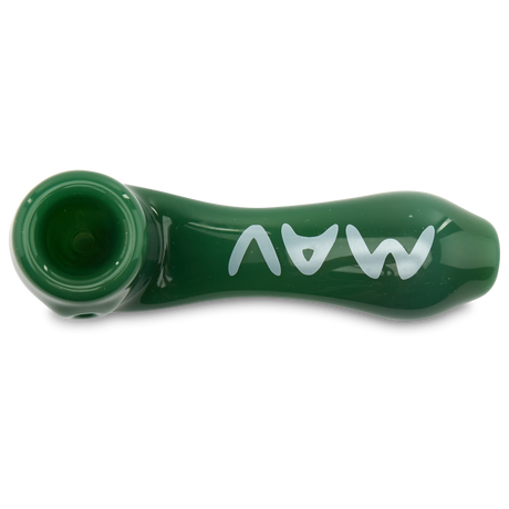 MAV Glass Sherlock Mini glass dry herb hand pipe top view forest