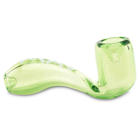 MAV Glass Sherlock Mini glass dry herb hand pipe side view ooze