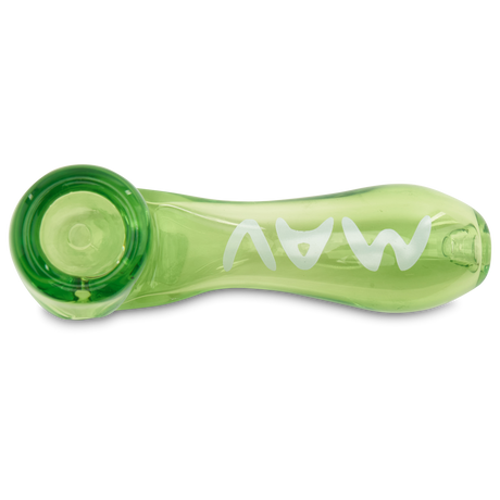 MAV Glass Sherlock Mini glass dry herb hand pipe top view ooze