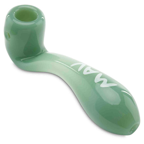 MAV Glass sherlock dry herb hand pipe angled view