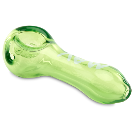 MAV Glass Professional Dry Herb Hand Pipe angled view ooze
