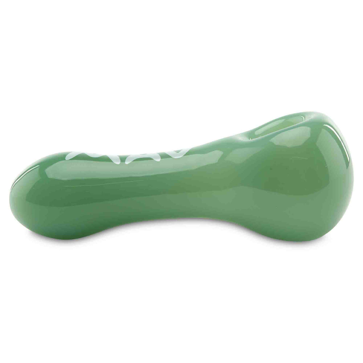 MAV Glass Professional Dry Herb Hand Pipe side view forest