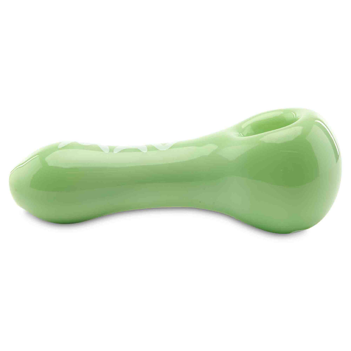 MAV Glass Professional Dry Herb Hand Pipe side view slime