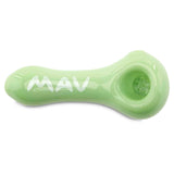 MAV Glass Professional Dry Herb Hand Pipe top view slime