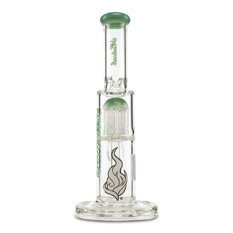 Medicali 10" 8-Tree Straight water pipe for dry herb