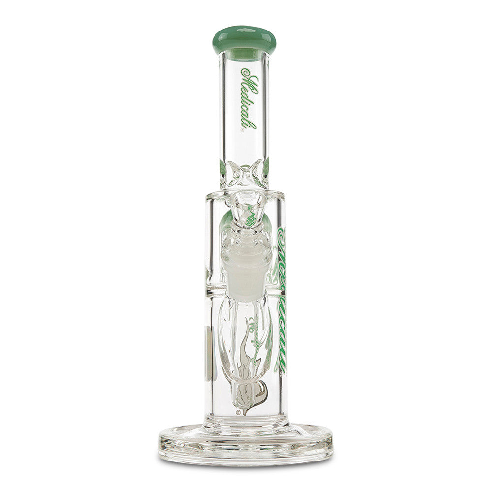 Medicali 10" 8-Tree Straight water pipe for dry herb