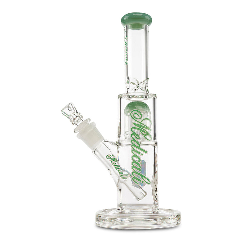 Medicali 10" 8-Tree Straight water pipe for dry herb
