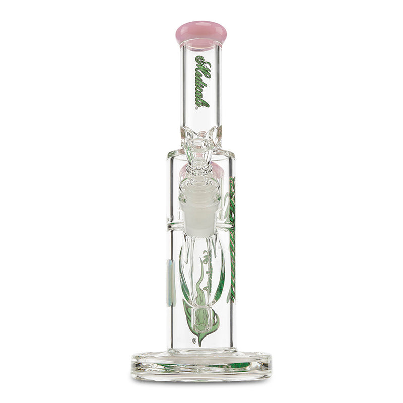 Medicali 10" 8-Tree Straight water pipe for dry herb