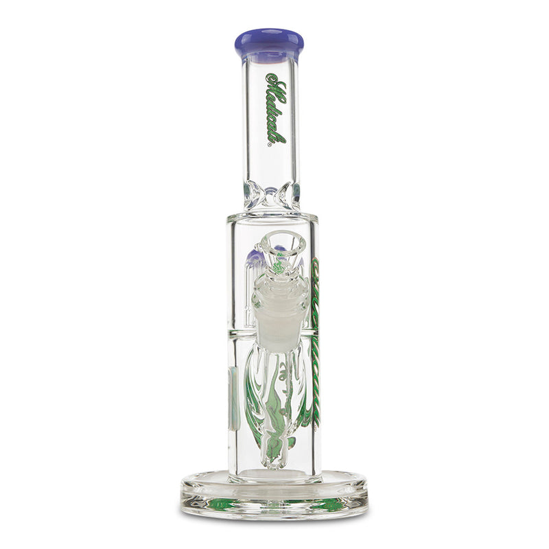 Medicali 10" 8-Tree Straight water pipe for dry herb