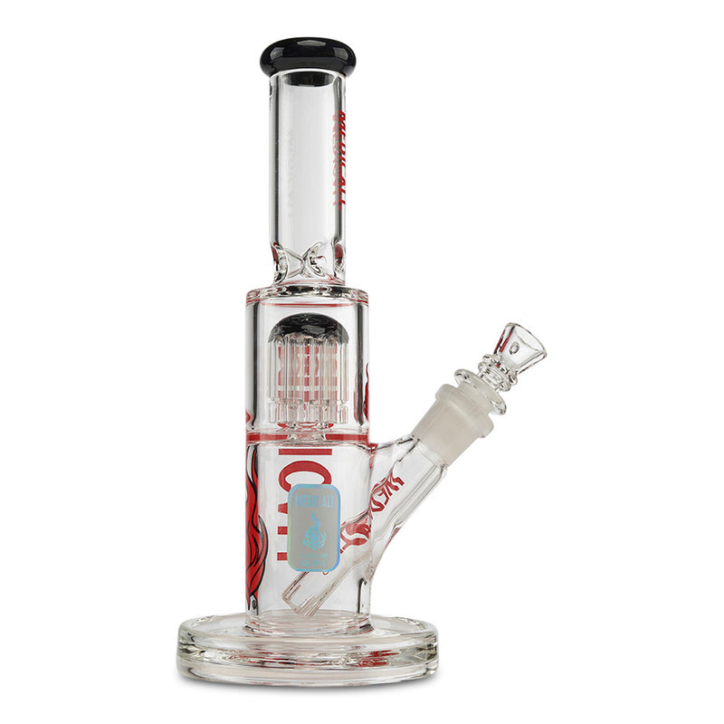 Medicali 10" 8-Tree Straight water pipe for dry herb