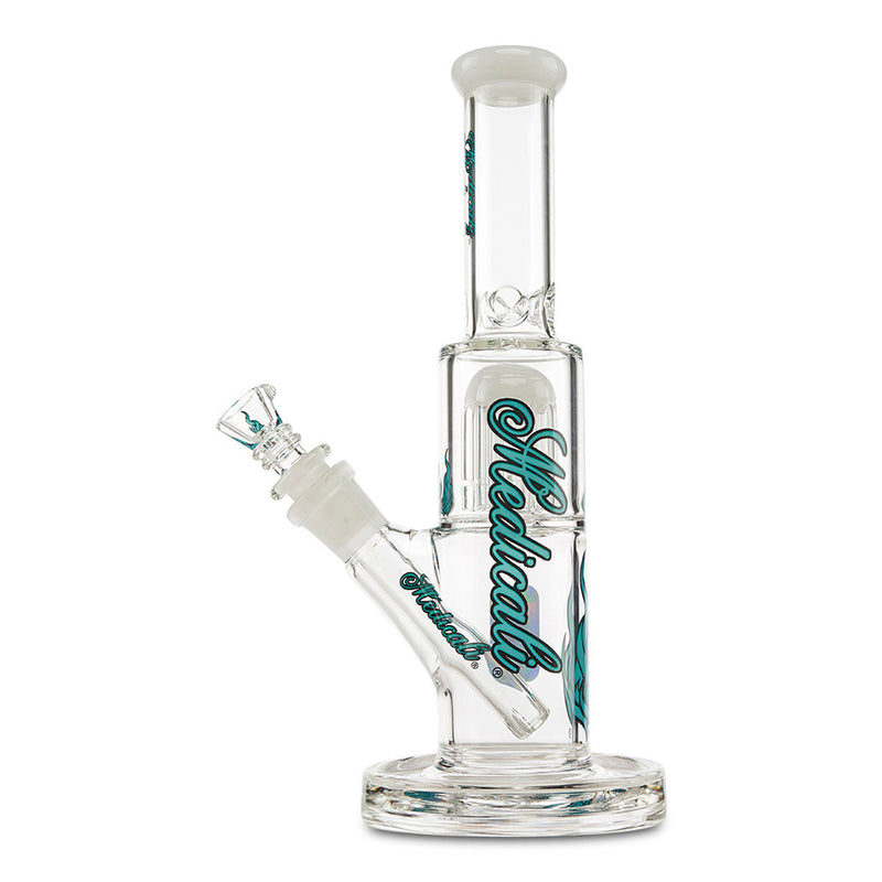 Medicali 10" 8-Tree Straight water pipe for dry herb