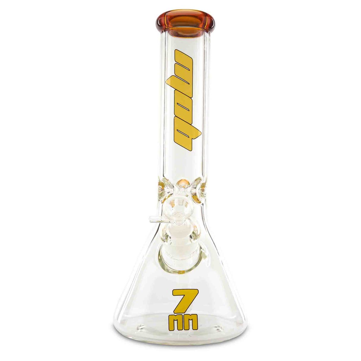7mm thick glass beaker bong from MOB Glass Works #2
