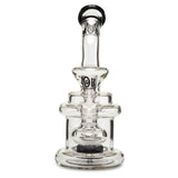 MOB Glass Apex water pipe for dry herb black