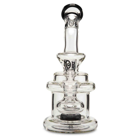 MOB Glass Apex water pipe for dry herb black